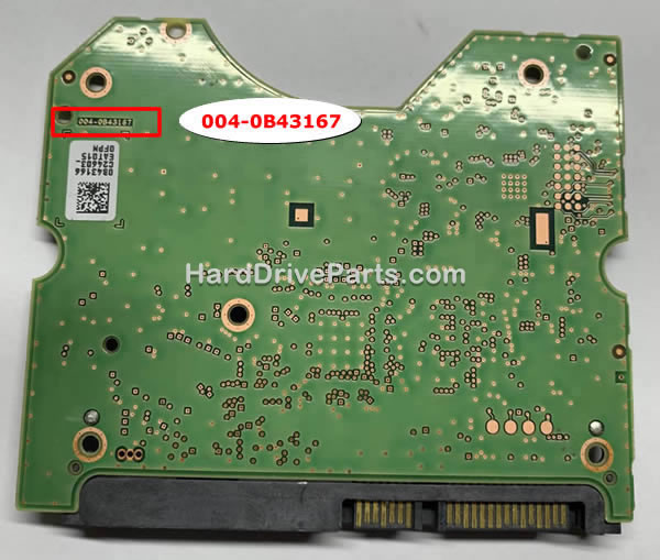 004-0B43167 Tarjeta Lógica Disco Duro WD