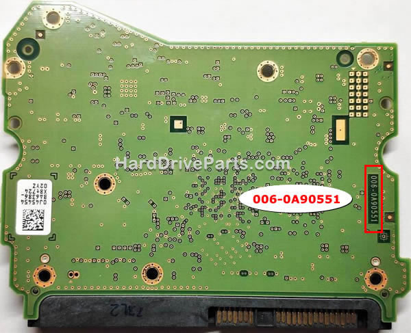 006-0A90551 Tarjeta Lógica Disco Duro WD