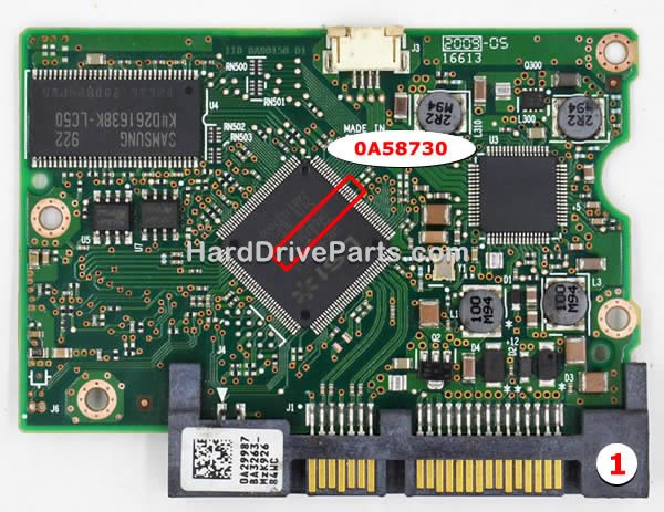 0A58730 Tarjeta Lógica Disco Duro Hitachi