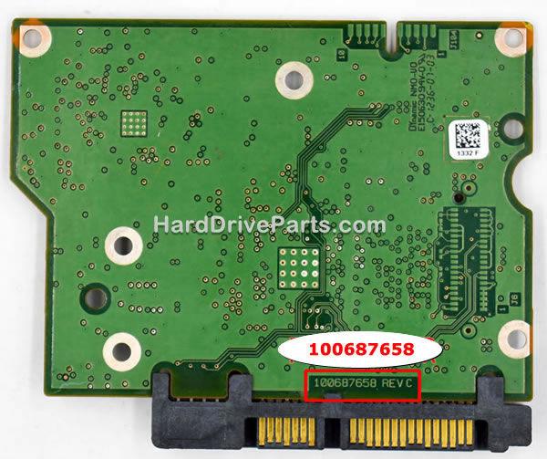 100687658 Tarjeta Lógica Disco Duro Seagate