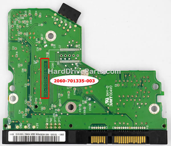 2060-701335-003 Tarjeta Lógica Disco Duro WD