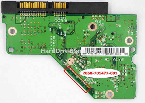 2060-701477-001 Tarjeta Lógica Disco Duro WD