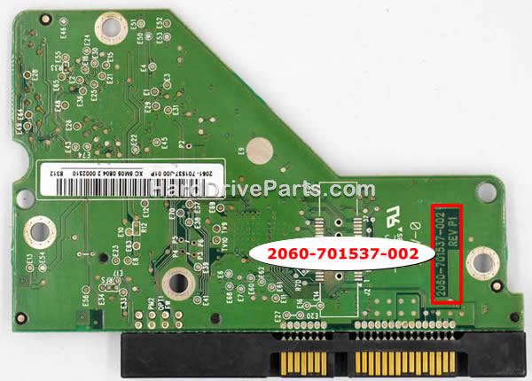 2060-701537-002 Tarjeta Lógica Disco Duro WD