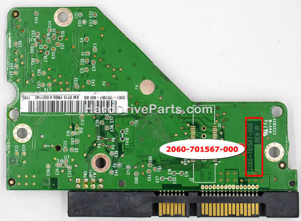 2060-701567-000 Tarjeta Lógica Disco Duro WD