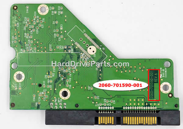 2060-701590-001 Tarjeta Lógica Disco Duro WD