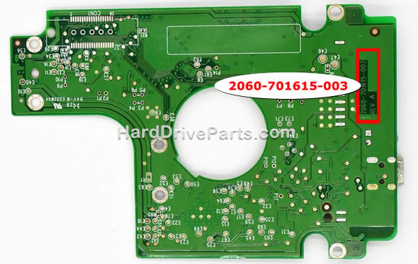 2060-701615-003 Tarjeta Lógica Disco Duro WD