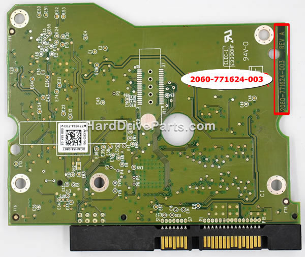 2060-771624-003 Tarjeta Lógica Disco Duro WD