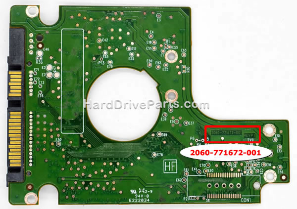 2060-771672-001 Tarjeta Lógica Disco Duro WD