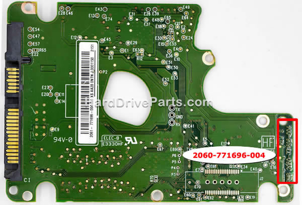 2060-771696-004 Tarjeta Lógica Disco Duro WD