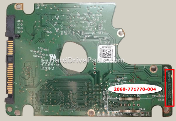 2060-771770-004 Tarjeta Lógica Disco Duro WD