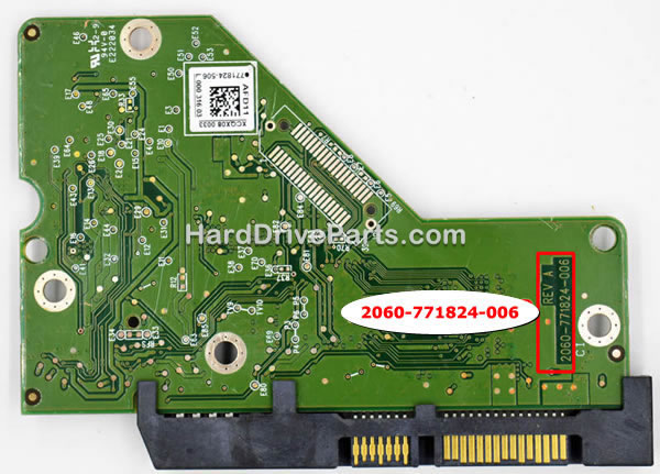 2060-771824-006 Tarjeta Lógica Disco Duro WD