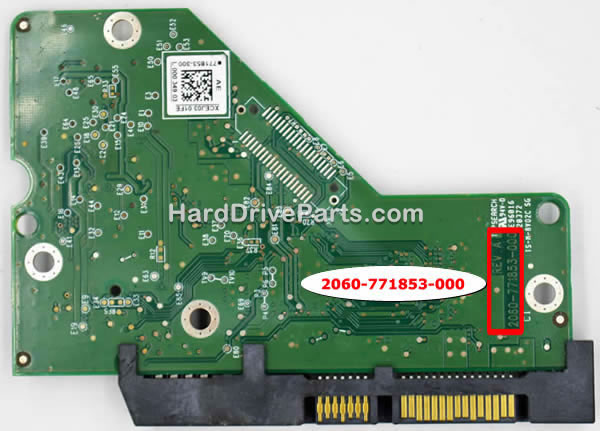 2060-771853-000 Tarjeta Lógica Disco Duro WD