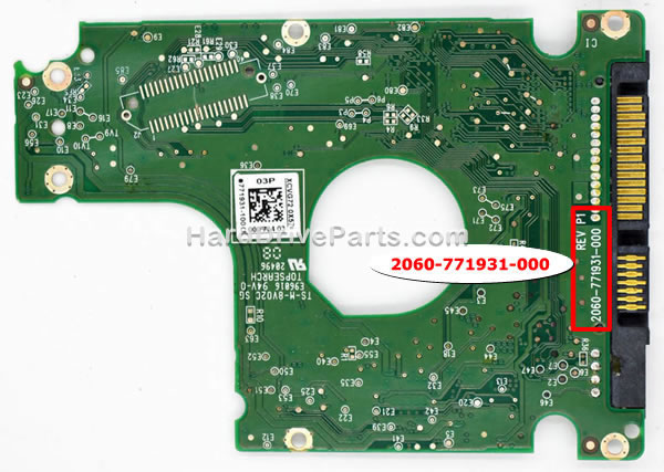2060-771931-000 Tarjeta Lógica Disco Duro WD