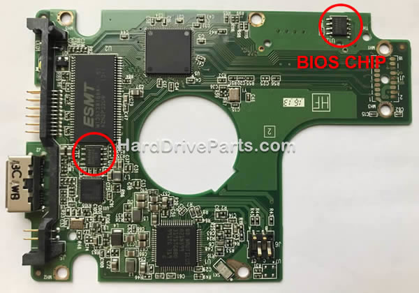 2060-771961-000 WD Tarjeta Lógica BIOS Transfiera