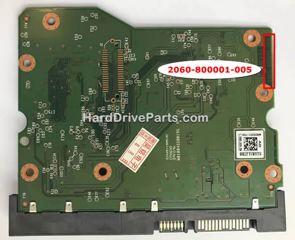 2060-800001-005 Tarjeta Lógica Disco Duro WD