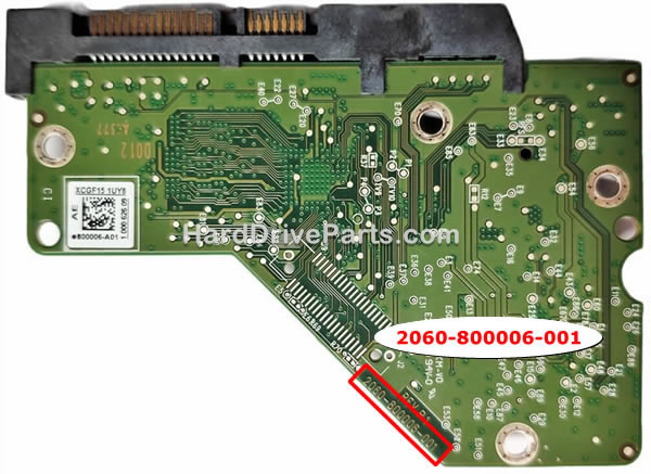 2060-800006-001 Tarjeta Lógica Disco Duro WD