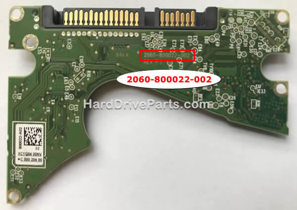 2060-800022-002 Tarjeta Lógica Disco Duro WD