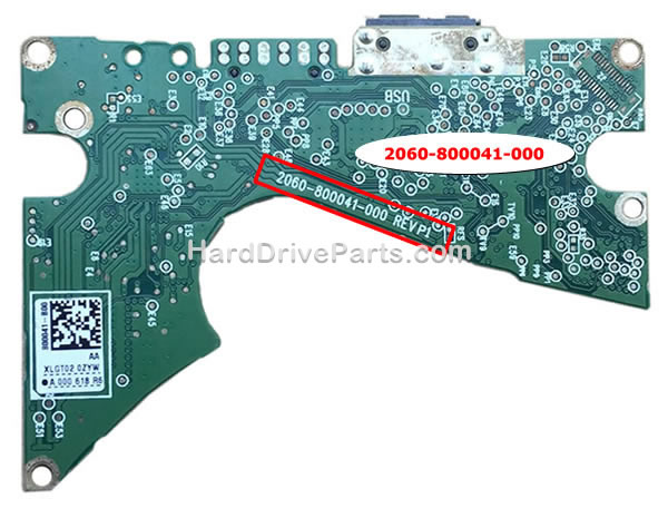 2060-800041-000 Tarjeta Lógica Disco Duro WD
