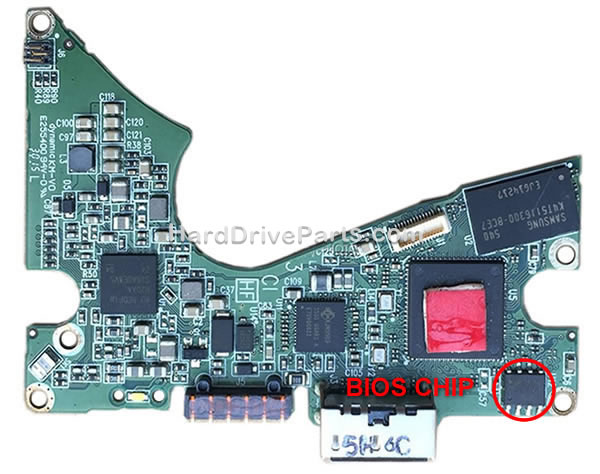 2060-800041-000 WD Tarjeta Lógica BIOS Transfiera