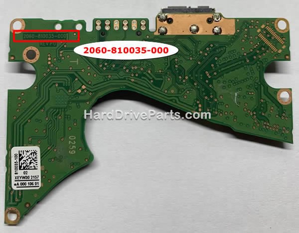 2060-810035-000 Tarjeta Lógica Disco Duro WD