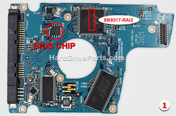 G003235C Toshiba Tarjeta Lógica BIOS Transfiera