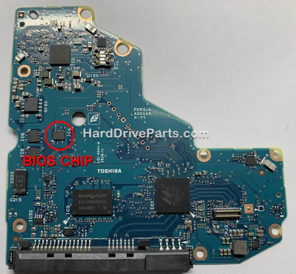 G0044A Toshiba Tarjeta Lógica BIOS Transfiera
