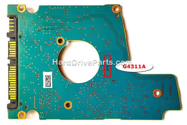 G4311A Tarjeta Lógica Disco Duro Toshiba