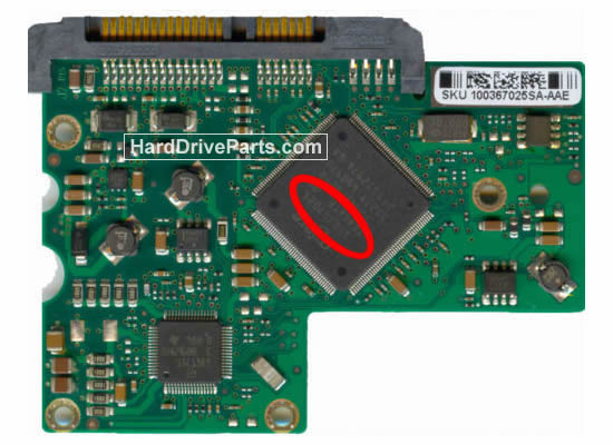 Controladora disco duro seagate pcb 100367025