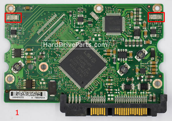 Controladora disco duro seagate pcb 100406533
