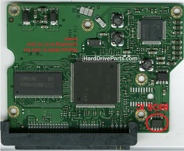 Controladora disco duro seagate pcb 100496208