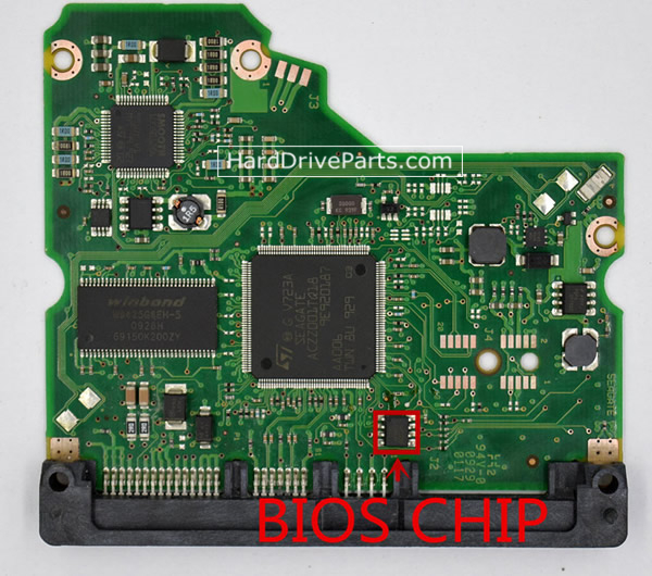 100512588 placa lógica disco duro Seagate