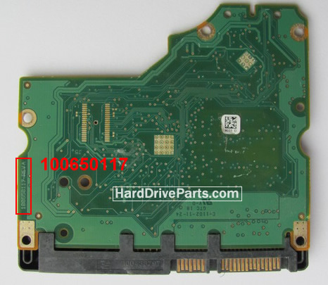 Controladora disco duro seagate pcb 100650117