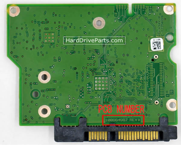 100664987 placa lógica disco duro Seagate