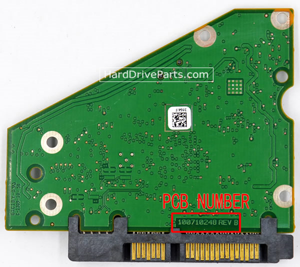 100710248 placa lógica disco duro Seagate