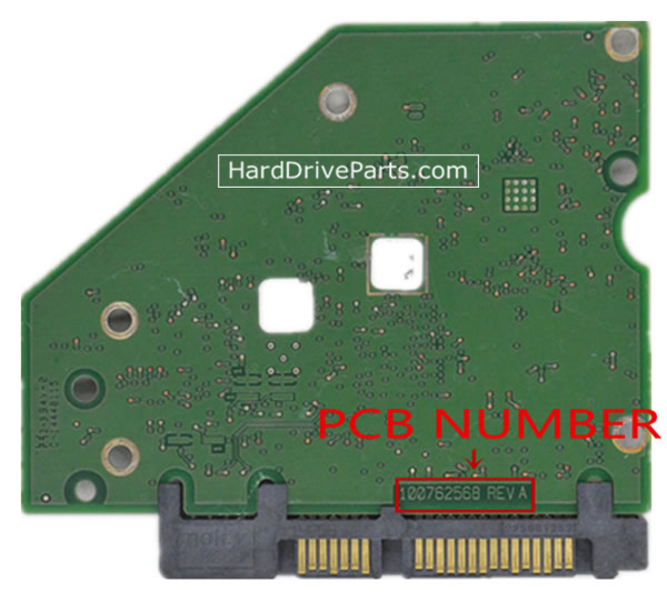 100762568 placa lógica disco duro Seagate
