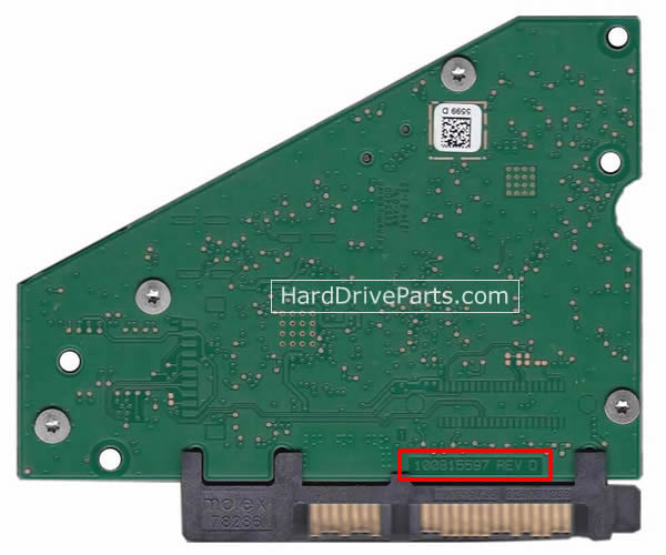 Controladora disco duro seagate pcb 100815597