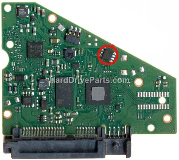 Controladora disco duro seagate pcb 100870247