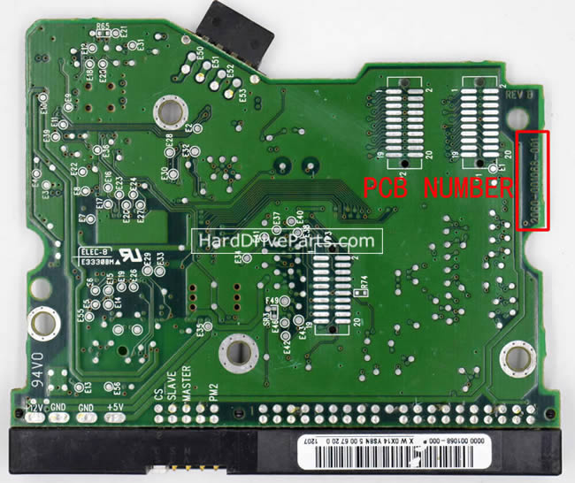 2060-001068-001 Placa Logica Disco Duro WD PCB