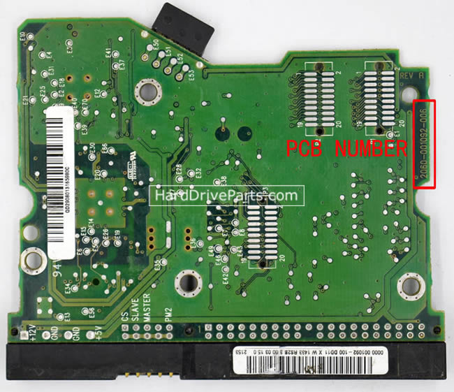 2060-001092-006 Placa Logica Disco Duro WD PCB