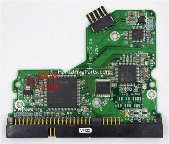 Western Digital WD80EB PCB?Disco Duro 2060-001127-003