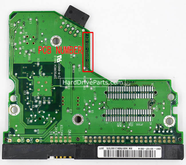 Western Digital WD80EB PCB?Disco Duro 2060-001127-003