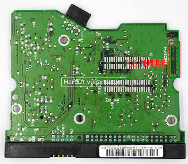 2060-001160-001 Placa Logica Disco Duro WD PCB