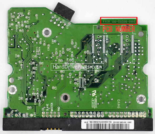 2060-001265-001 Placa Logica Disco Duro WD PCB