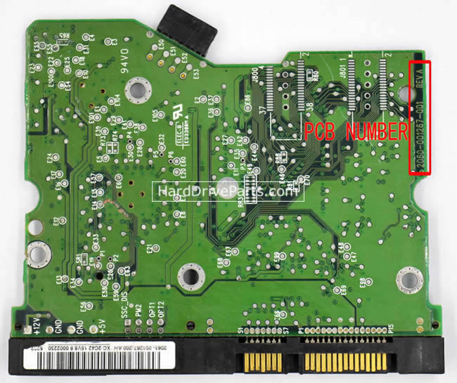 2060-001267-001 Placa Logica Disco Duro WD PCB