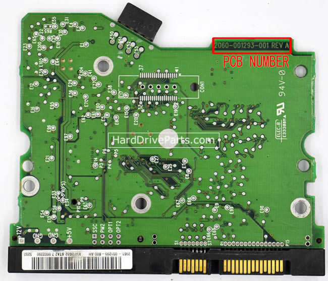 Western Digital WD800JD PCB?Disco Duro 2060-001293-001