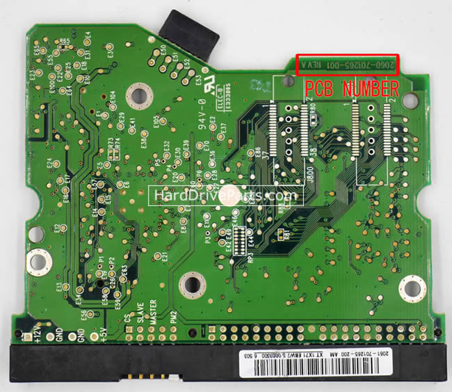 WD2500JB Western Digital Placa Disco Duro 2060-701265-001