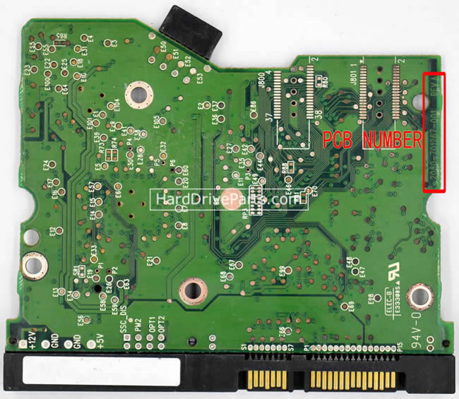 WD1200SD Western Digital Placa Disco Duro 2060-701267-001