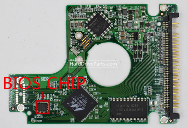 Western Digital WD800UE PCB?Disco Duro 2060-701281-001