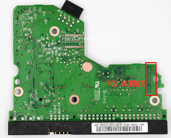 2060-701292-002 placa lógica disco duro WD