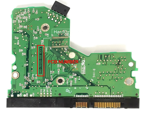 PCB Pour Disque Dur Western Digital WD2000JS – Carte Contrôleur 2060-701335 REV A